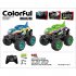 1 18 2 4g Remote Control Shark Head Monster Car 360 Degree Rotating Dance Stunt Spray Car With Lights T 181 blue