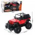 1 18 2WD 4CH Electric Wireless Alloy Remote Control Charging Opening Door Car with LED Light Kids Toy red
