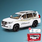 1:18 Alloy Pull Back Car Toys with Sound Light Simulation Off-road Vehicle Model