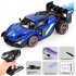 1 18 Alloy Remote Control Car Spray Stunt 2 4g High Speed Racing Drift Skeleton Car Toy For Children 930 10A Silver 1 18