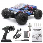 1 18 Full Scale High speed Remote Control Car Four wheel Drive Big foot Off road Vehicle Rc Racing Car Toy KY 2819A blue
