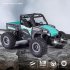 1 18 High speed Off road Truck With Lights Children 2 4g Remote Control Car Model Toys For Boys Birthday Gifts green 1 18