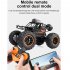 1 18 RC Car with 720p Wifi Camera HD Aerial Camera Off Road Vehicle Remote Control Climbing Car Toys Black