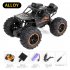 1 18 RC Car with 720p Wifi Camera HD Aerial Camera Off Road Vehicle Remote Control Climbing Car Toys Orange
