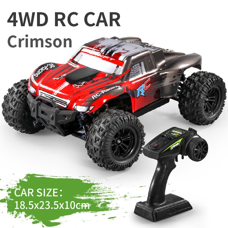 1:18 Remote Control Car 2.4G 4WD 35+km/H High Speed Off-Road Vehicle RC Car