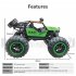1 18 Remote Control Car Rear Drive With Lights Remote Control Off road Vehicle For Boy Birthday Gifts blue 1 18