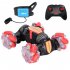 1 18 Remote Control Car Gesture Induction Watch Remote Control Twisting Car Model Toys 88a Double Control Red