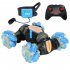 1 18 Remote Control Car Gesture Induction Watch Remote Control Twisting Car Model Toys 88ac Watch Control Blue