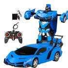 1:18 Remote Control Transforming Car One-button Deformation Robot Cars Toy