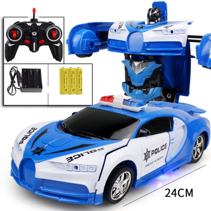 1:18 Remote Control Transforming Car Induction Robot RC Car Model 