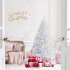 1 2 1 5 1 8M Christmas Tree Artificial Xmas Tree Encrypted Christmas Tree Ornaments For Xmas Holiday Winter Home Party Decor 2 1m white Xmas tree  800T 