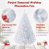 1 2 1 5 1 8M Christmas Tree Artificial Xmas Tree Encrypted Christmas Tree Ornaments For Xmas Holiday Winter Home Party Decor 2 1m white Xmas tree  800T 