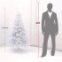 1 2 1 5 1 8M Christmas Tree Artificial Xmas Tree Encrypted Christmas Tree Ornaments For Xmas Holiday Winter Home Party Decor 2 1m white Xmas tree  800T 