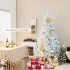 1 2 1 5 1 8M Christmas Tree Artificial Xmas Tree Encrypted Christmas Tree Ornaments For Xmas Holiday Winter Home Party Decor 2 1m white Xmas tree  800T 