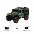 1 2 Battery HB ZP1001 1 10 2 4G 4WD Rc Rally Car Proportional Control Retro Vehicle LED Light RTR Model Outdoor Toys   green Single battery