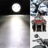 1 2 Pcs 3 Inch 40W Fog Light White 6000K Waterproof Round Led Angel Eye Light Strip Off Road Vehicle Marine Work Light Motorcycle Light black 2PCS