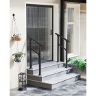 1-2 Step Outdoor Step Handrail With An Extensive Adjustment Range of 0-65° + 36
