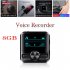 1 2 inch OLED Color Display M9 HiFi Sports Bluetooth Clip MP3 Player Voice Recorder Hifi MP3  Black with Bluetooth