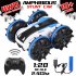 1 20 2 4g Remote Control Car Amphibious 4wd Double sided Tumbling Stunt Rc Car For Boys Birthday Gifts green