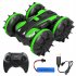 1 20 2 4g Remote Control Car Amphibious 4wd Double sided Tumbling Stunt Rc Car For Boys Birthday Gifts green
