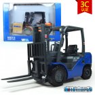 1:20 Alloy Engineering Vehicle Model Ornaments Light Forklift Car Model Toys For Boys Collection Holiday Gifts 3 colors random