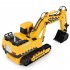 1 20 Remote  Control  Excavator  Toys Rechargeable Battery Charger Electric Wireless Construction Vehicle Model For Children Boys