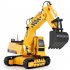 1 20 Remote  Control  Excavator  Toys Rechargeable Battery Charger Electric Wireless Construction Vehicle Model For Children Boys