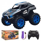 1:20 Remote Control Stunt Car Tumbling Off-road Vehicle Rechargeable Drift Climbing Car Toys Gifts For Boys 3070 black blue