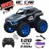 1 20 Remote Control Stunt Car Tumbling Off road Vehicle Rechargeable Drift Climbing Car Toys Gifts For Boys 3070 red and blue