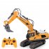 1 20 Remote Control Engineering Car Toy Rechargeable 11 Channels Simulation Excavator Rc Car For Children Gifts BC1034 Plastic 11 Channels