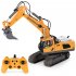 1 20 Remote Control Engineering Car Toy Rechargeable 11 Channels Simulation Excavator Rc Car For Children Gifts BC1034 Plastic 11 Channels
