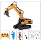 1:20 Remote Control Engineering Car Toy Rechargeable 11 Channels Simulation Excavator Rc Car For Children Gifts BC1034 Plastic 11 Channels