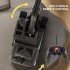 1 20 Simulation Excavator RC Car 5 channel Electric Alloy Engineering Vehicle with Light Sound Effect Dark Grey