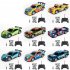 1 22 27HZ Remote Control Racing Car With LED Light 4 Channel Rc Drift Car Model Ornaments Birthday Gifts For Boys  Without Battery  UJ99 P221 blue