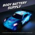 1 22 27HZ Remote Control Racing Car With LED Light 4 Channel Rc Drift Car Model Ornaments Birthday Gifts For Boys  Without Battery  UJ99 P223 yellow