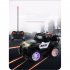 1 22 Realistic Children Wireless Remote  Control  Car Lighting Function Four way Rechargeable Strong Power Electric Vehicle Toy Black