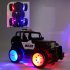 1 22 Realistic Children Wireless Remote  Control  Car Lighting Function Four way Rechargeable Strong Power Electric Vehicle Toy Black