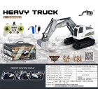 1:24 2.4G RC Excavator Dumper with Music Light Rechargeable Engineering Vehicle Toy