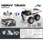 1:24 2.4G RC Excavator Dumper With Music Light Rechargeable Alloy Engineering Vehicle Model Toys For Boys Girls Birthday Gifts QH9008D