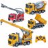 1 24 2 4g 6 channel Wireless Remote Control Engineering Car Fire Sprinkler Electric Rc Car Model Toy With Light Engineering dump truck 1 24