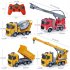 1 24 2 4g 6 channel Wireless Remote Control Engineering Car Fire Sprinkler Electric Rc Car Model Toy With Light Engineering dump truck 1 24