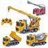 1 24 2 4g 6 channel Wireless Remote Control Engineering Car Fire Sprinkler Electric Rc Car Model Toy With Light Engineering dump truck 1 24