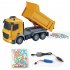 1 24 2 4g 6 channel Wireless Remote Control Engineering Car Fire Sprinkler Electric Rc Car Model Toy With Light Engineering dump truck 1 24