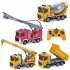 1 24 2 4g 6 channel Wireless Remote Control Engineering Car Fire Sprinkler Electric Rc Car Model Toy With Light Engineering dump truck 1 24