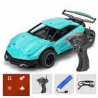 1:24 2.4g Remote Control Car Alloy High-speed Rc Sports Car Rechargeable Off-road Vehicle Children Toys For Gifts blue (33785) 1:24