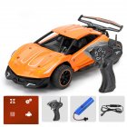 1:24 2.4g Remote Control Car Alloy High-speed Rc Sports Car Rechargeable Off-road Vehicle Children Toys For Gifts orange (33785) 1:24