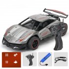 1 24 2 4g Remote Control Car Alloy High speed Rc Sports Car Rechargeable Off road Vehicle Children Toys For Gifts gray  33785  1 24