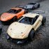 1 24 2 4g Remote Control Car Alloy High speed Rc Sports Car Rechargeable Off road Vehicle Children Toys For Gifts Gold  33785  1 24