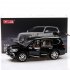 1 24 Alloy Car Model Simulation Off road Vehicle with Light Sound Doors Open Kid Toy  black