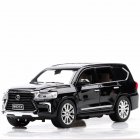 1:24 Alloy Car Model Simulation Off-road Vehicle with Light Sound Doors Open Kid Toy  black